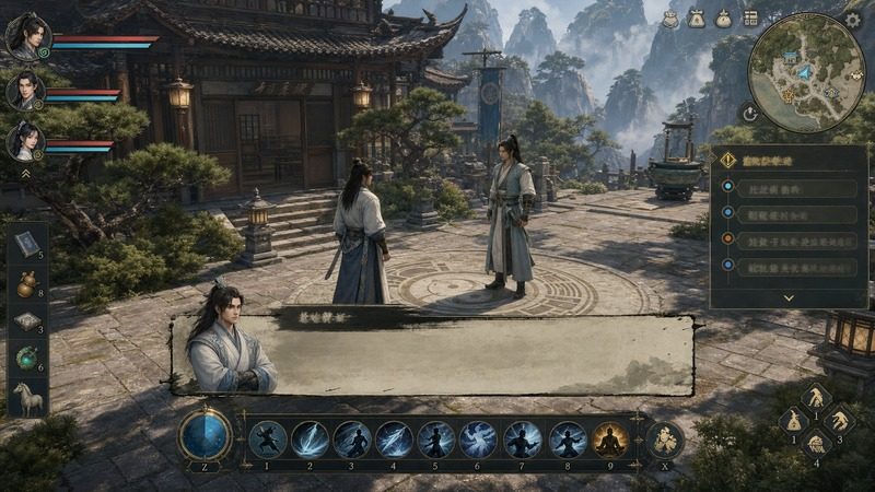 金庸群侠传5爱与死仙狐MOD六周年 中文界面 演示图 5